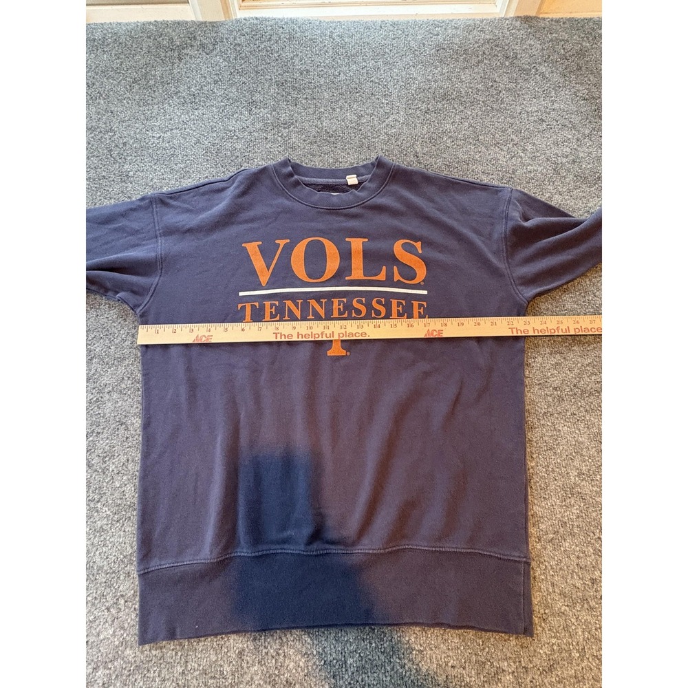 Tennessee Volunteers Sweatshirt Mens XS NCAA Football Crewneck Tailgate Fleece - Picture 8 of 10